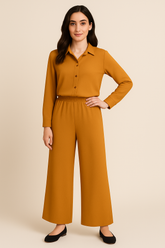 Effortless Style, Everyday Comfort ✨ | Wide Leg Straight Trouser – Har Look Ke Liye Perfect!”